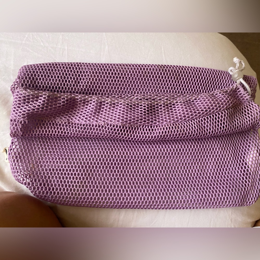 Purple mesh bag